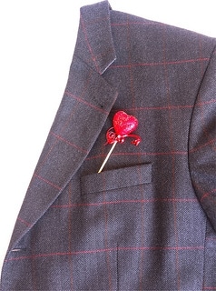 Heart lollipop in a jacket